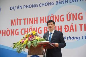 Lễ mít tinh phòng chống bệnh đái tháo đường của bộ y tế