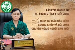Nguy cơ mắc các bệnh xương khớp và rối loạn chuyển hóa ở người cao tuổi