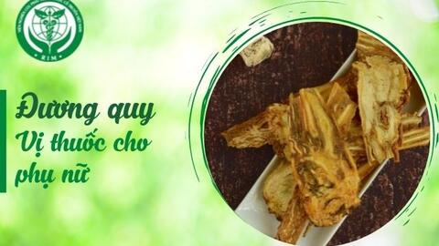 Đương quy, vị thuốc cho phụ nữ