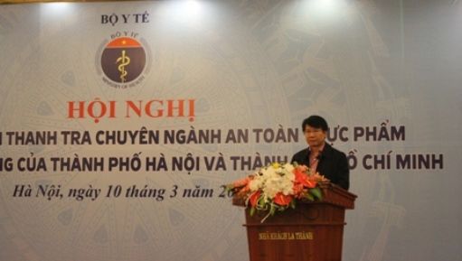 TS. Trương Quốc Cường, Thứ trưởng Bộ Y tế phát biểu tại Hội nghị